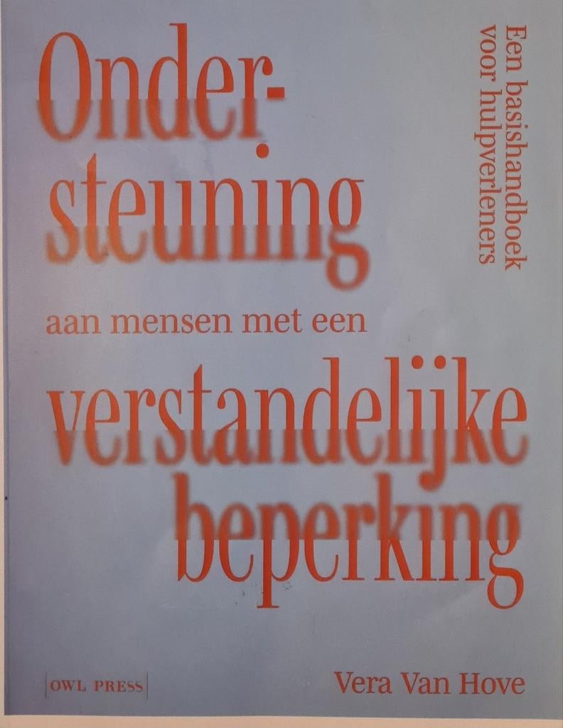 Ondersteuning aan mensen met een verstandelijke beperking, Boeken, Studieboeken en Cursussen, Ophalen of Verzenden, Zo goed als nieuw