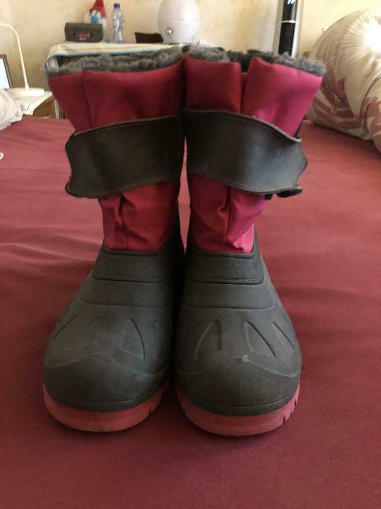 Meisje ski botjes, Ophalen, Zo goed als nieuw, Meisje