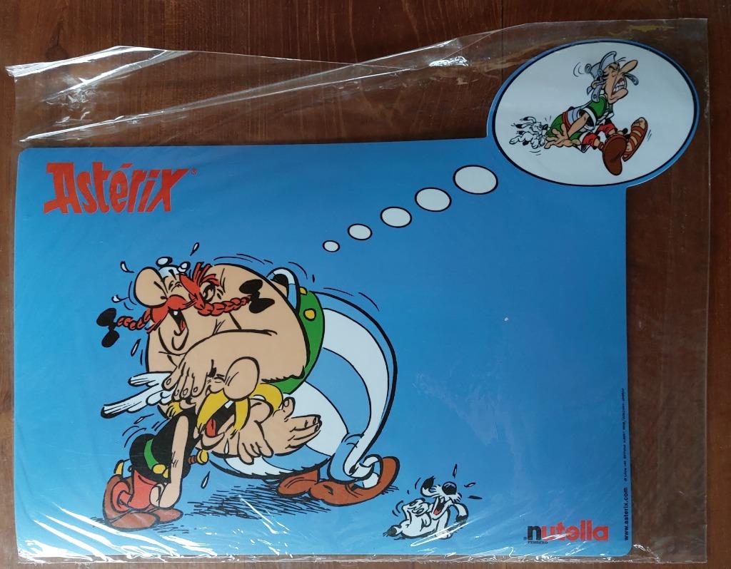 Asterix - Curiosa - Placemats Nutella - 5 stuks, Ophalen of Verzenden, Asterix en Obelix, Nieuw, Gebruiksvoorwerp