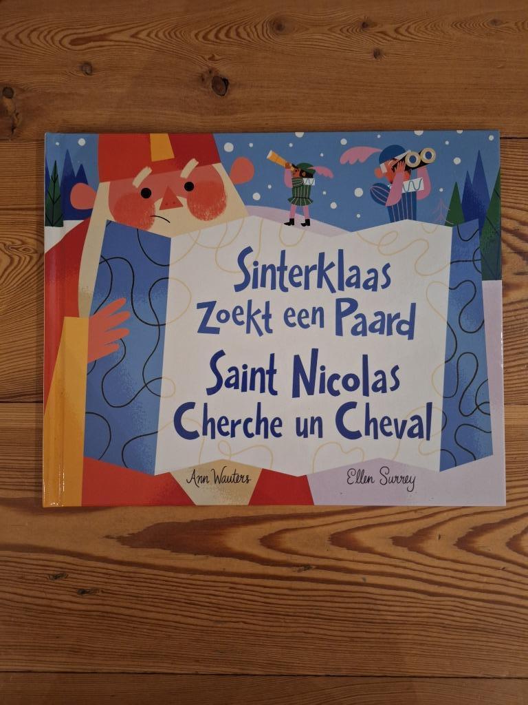 Boek "Sinterklaas Zoekt een Paard", Ann Wouters, Garçon ou Fille, Enlèvement ou Envoi, Comme neuf