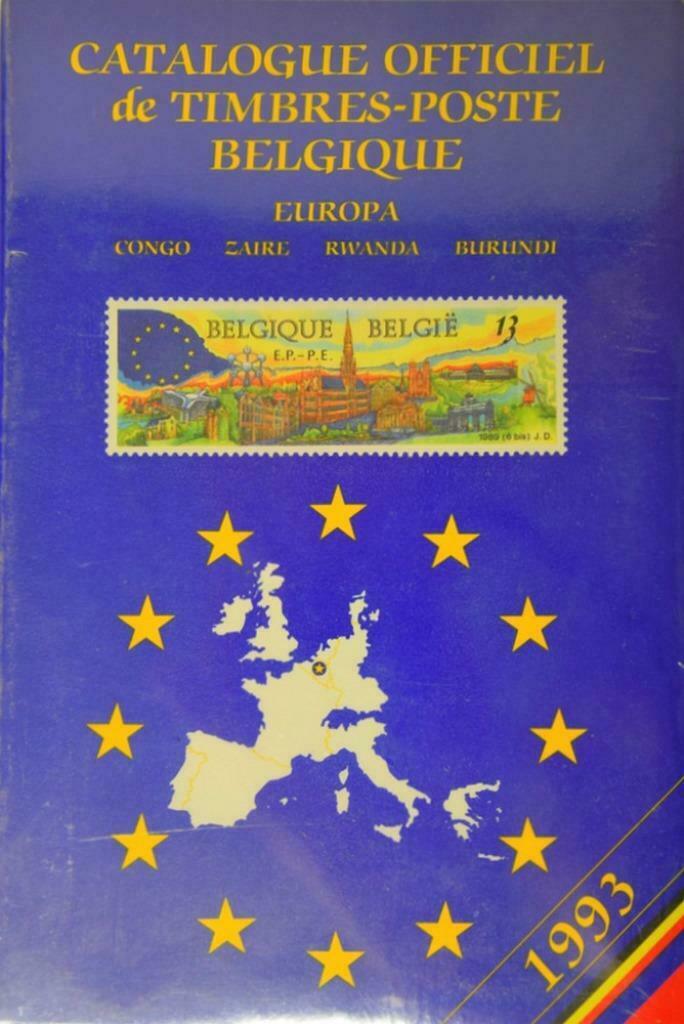 Catalogue Officiel 1993 Timbre Belge 38e Edition, Ophalen of Verzenden, Catalogus
