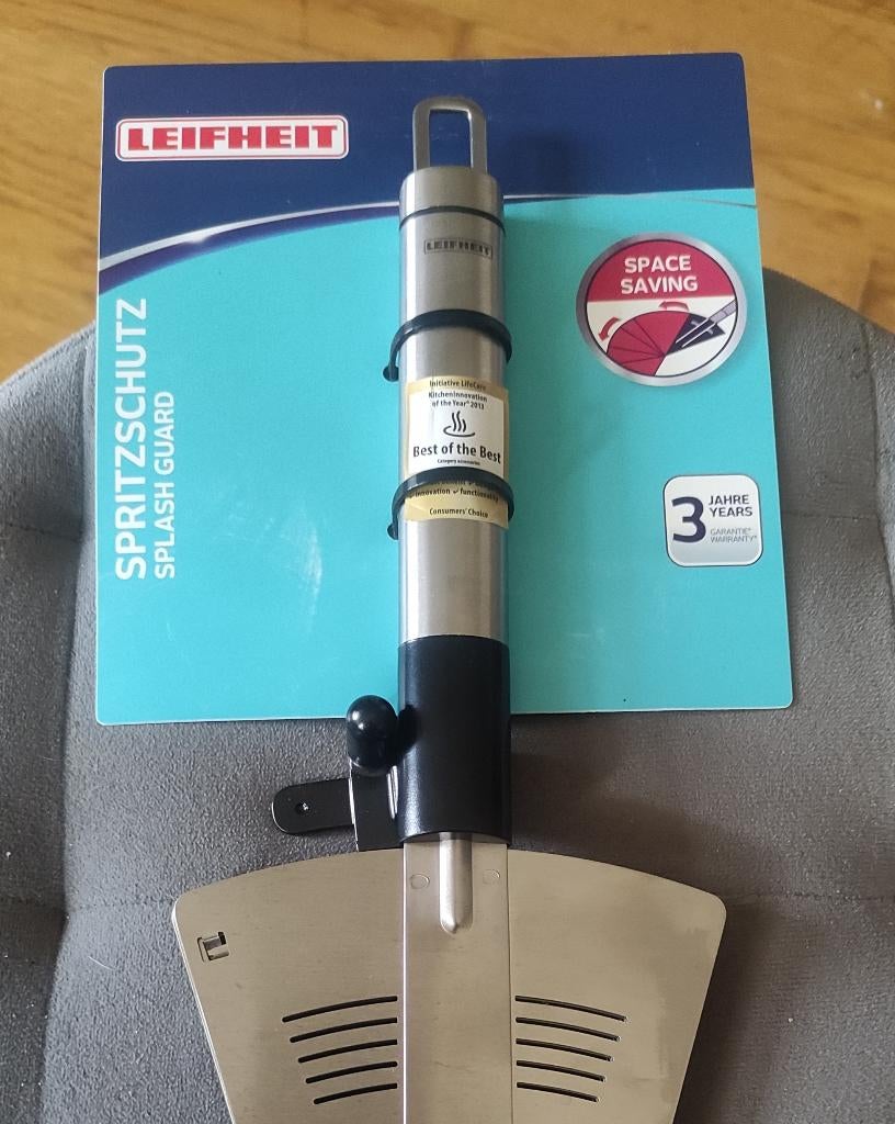 LEIFHEIT deksel voor de braadpan, Huis en Inrichting, Ophalen, Inox, Nieuw, Keramische plaat