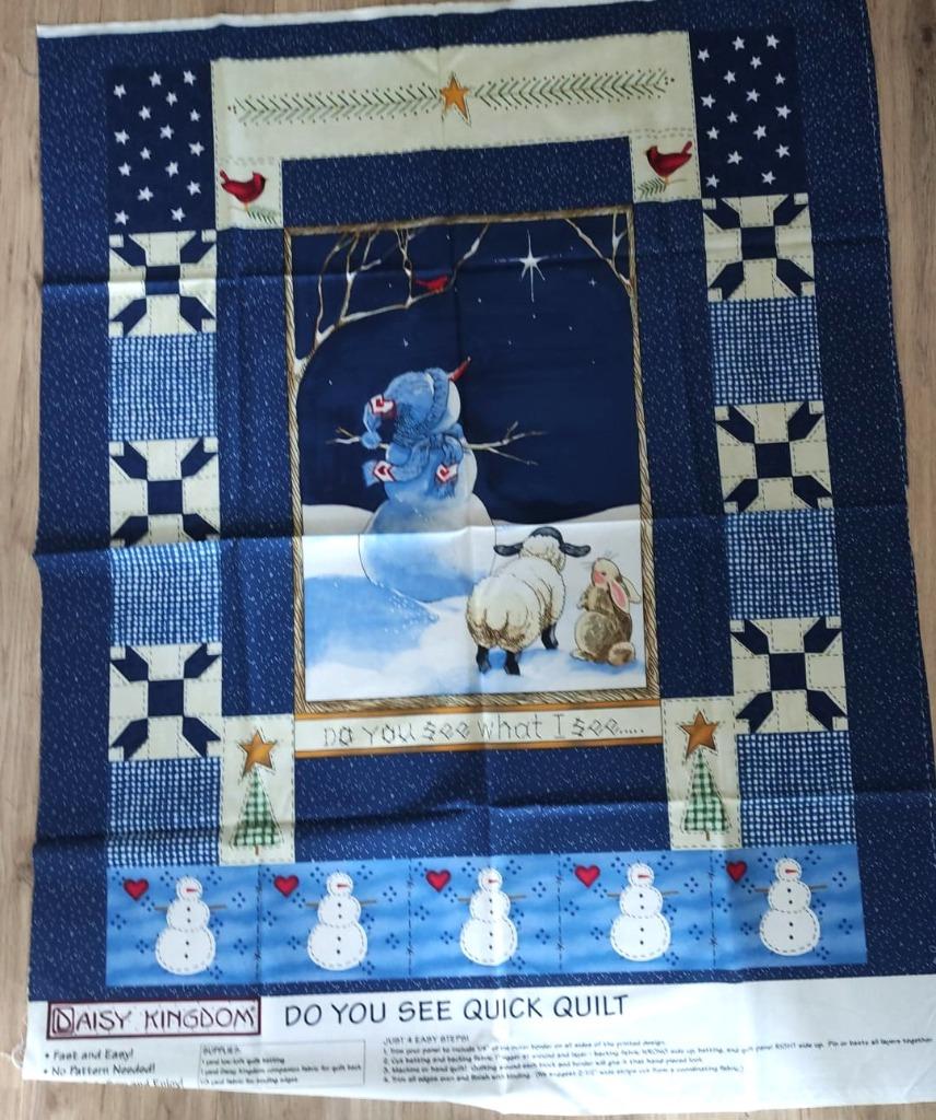 Verschillende panelen stof voor quilts van Daisy Kingdom, Ophalen, Overige kleuren, Zo goed als nieuw, 30 tot 120 cm
