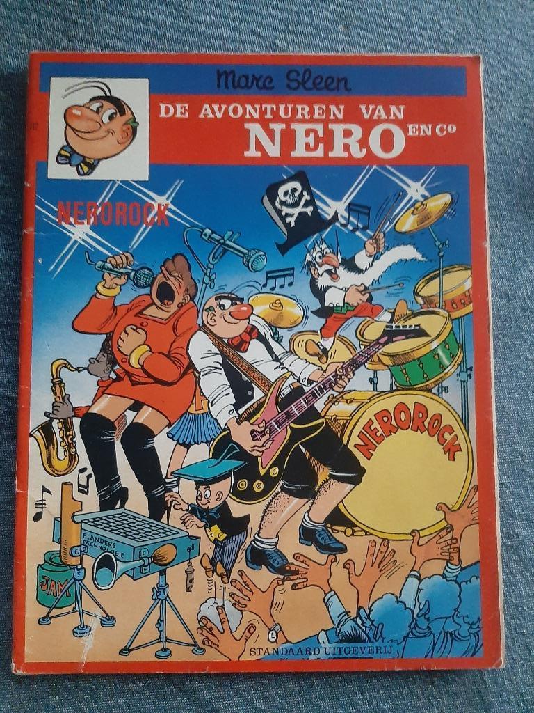 Nero - Nerorock (deel 112 - 1e druk 1990), Une BD, Enlèvement, Utilisé, Marc Sleen