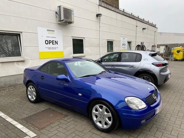 Mercedes SLK, Auto's, Mercedes-Benz, Particulier, SLK, ABS, Benzine, Cabriolet, 2 deurs, Automaat, Blauw, Blauw, Leder