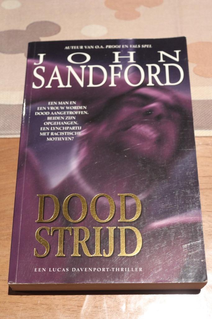 *Doodstrijd - John Sandford, Boeken, Thrillers, Zo goed als nieuw, Amerika, Ophalen of Verzenden