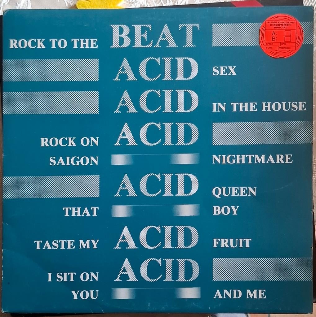 LP This is acid new beat, CD & DVD, Vinyles | Dance & House, Enlèvement ou Envoi, Utilisé, 12 pouces, Autres genres