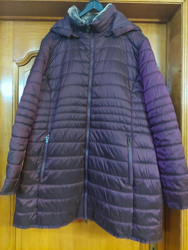 Paarse winter mantel maat 44, Kleding | Dames, Jassen | Winter, Navigazione, Paars, Maat 42/44 (L), Ophalen of Verzenden