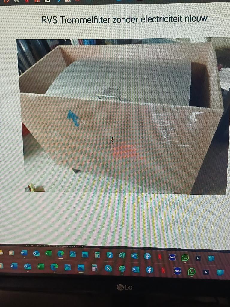 Trommelfilter Inox Nieuw zonder electriciteit, Tuin en Terras, Ophalen, Nieuw, Vijverfilter