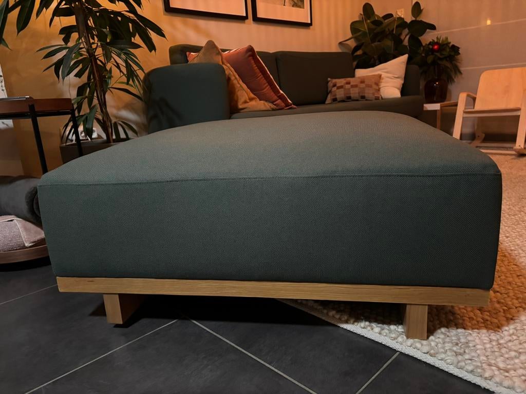 Poef / voetbank sofacompany model aya, Neuf, 100 à 125 cm, Enlèvement, Rectangulaire