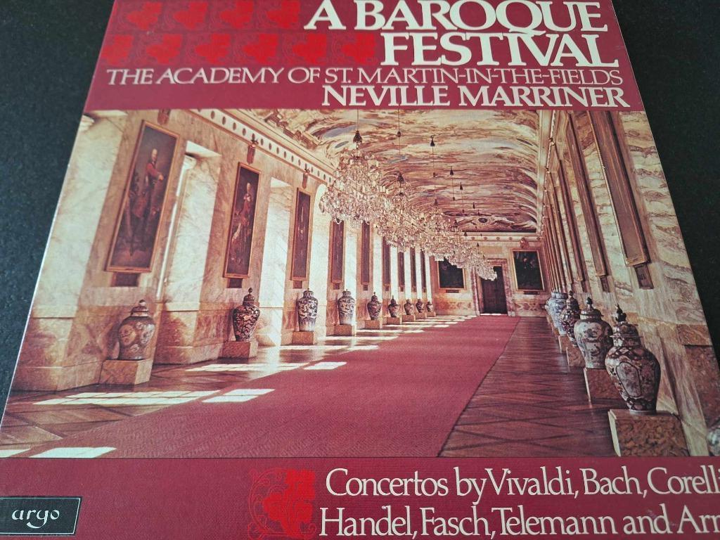 Marriner - A Baroque Festival album Box 3 x Lp's Vinyl, 12 pouces, Baroque, Enlèvement ou Envoi, Compilation