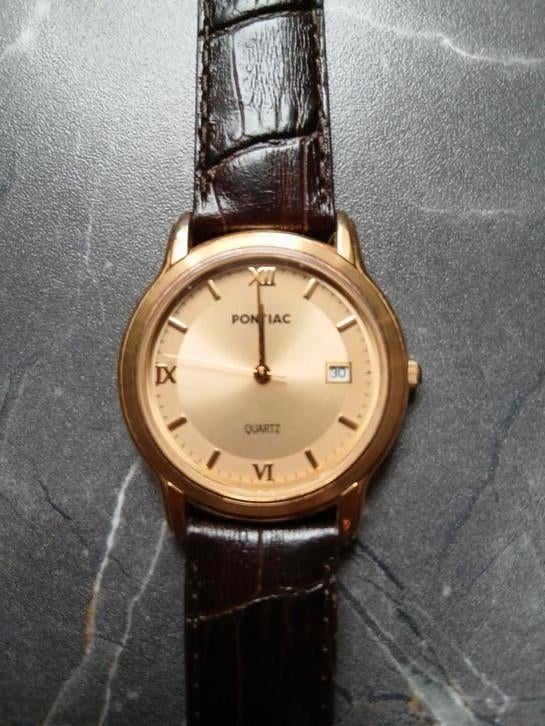 Pontiac Polshorloge, Handtassen en Accessoires, Horloges | Dames, Ophalen, Gebruikt, Polshorloge