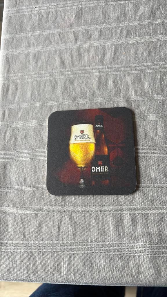 Bierviltje omer, Verzamelen, Biermerken, Ophalen of Verzenden, Nieuw, Viltje(s)