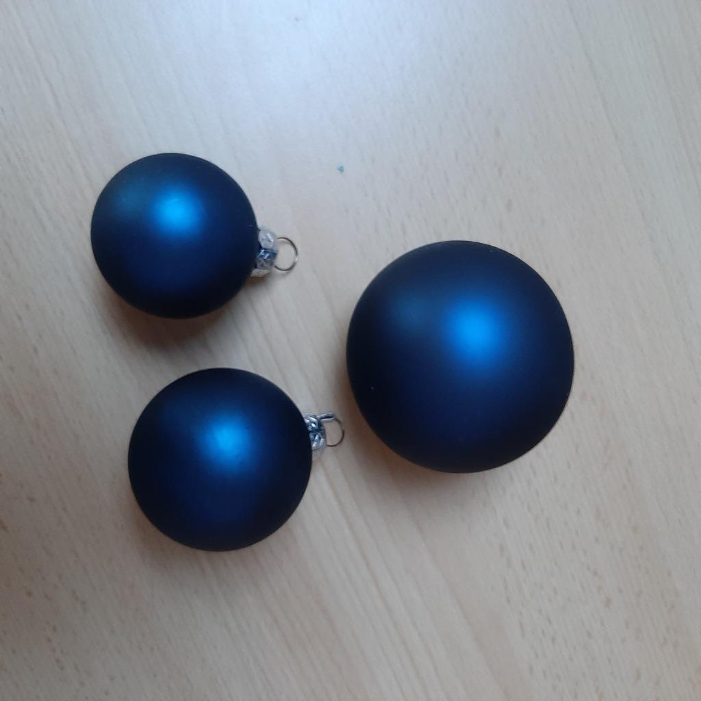 Blauwe kerstballen, Ophalen, Zo goed als nieuw