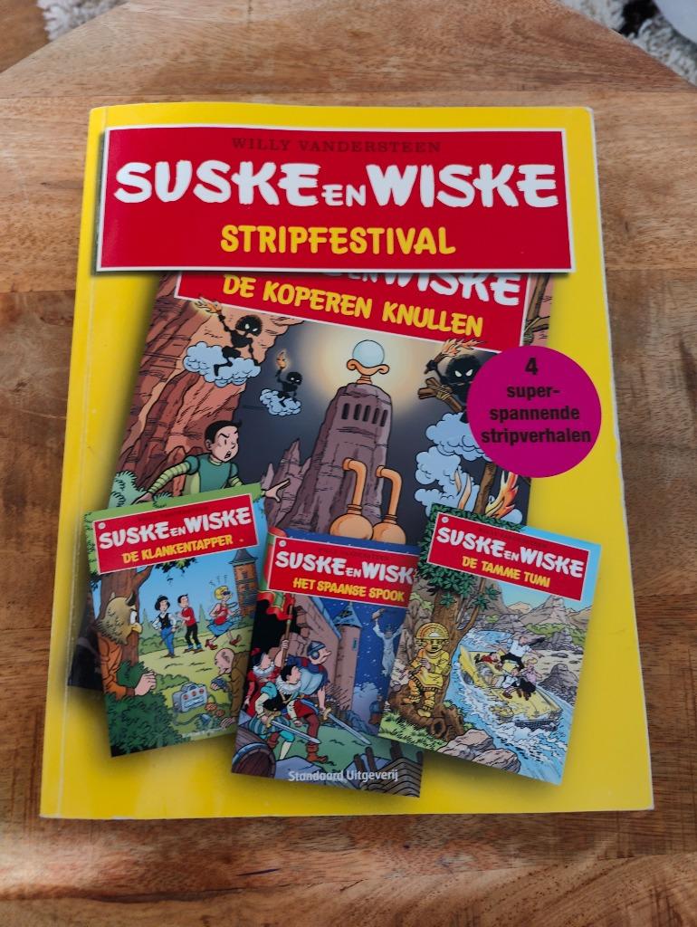Suske en Wiske - Stripfestival - 4 in 1, Ophalen of Verzenden, Zo goed als nieuw