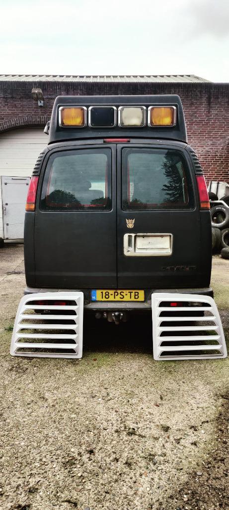 Louvres/achterraam covers Chevrolet Express/ GMC Savana e.a., Auto-onderdelen, Overige Auto-onderdelen, Amerikaanse onderdelen