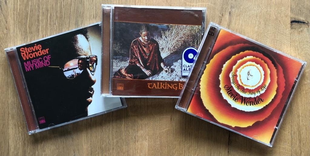 STEVIE WONDER - Music, Talking book & Songs in the key (3CDs, Ophalen of Verzenden, 1970 - 1979, Zo goed als nieuw, Soul of Nu Soul