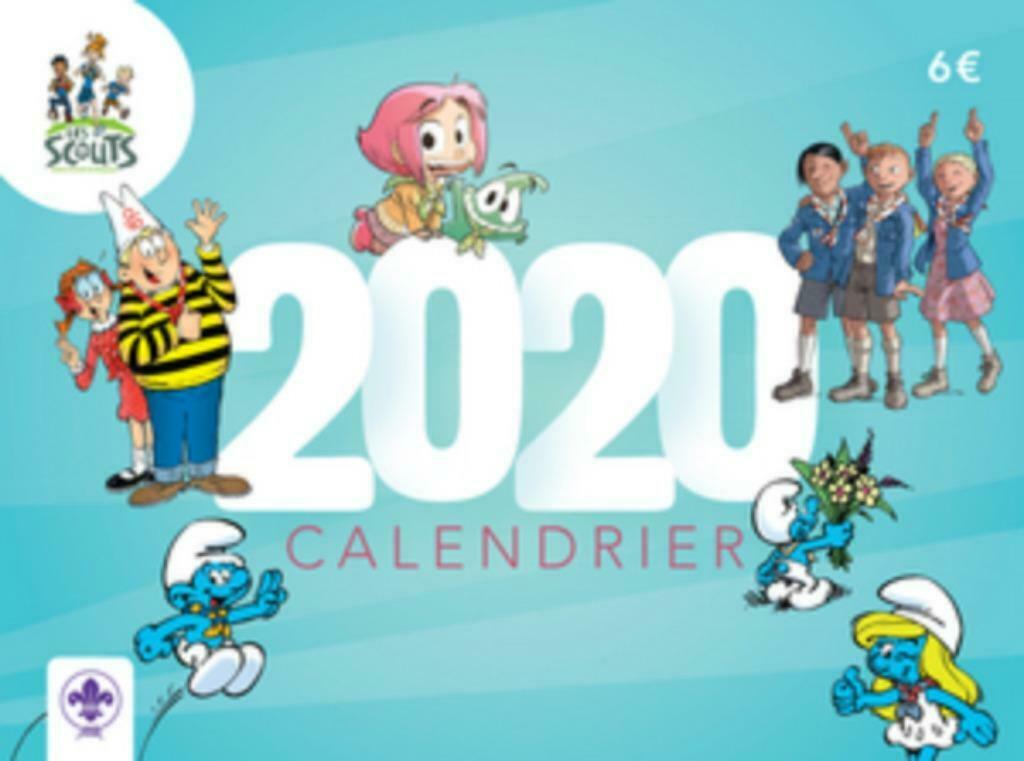 Calendrier Scout 2020, Divers, Agendas, Envoi, Comme neuf