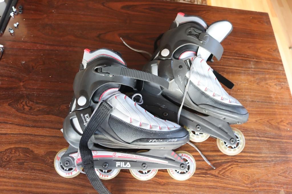 Rollerblades Fila maat 45, Sport en Fitness, Ophalen, Gebruikt, Inline skates 4 wielen