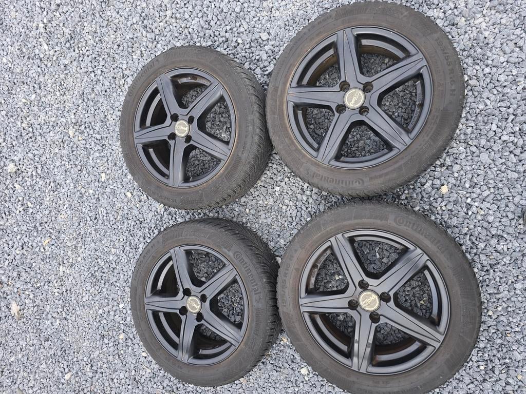 KIT HIVER JANTES PROLINE PNEUS CONTINENTAL 195/55R16 87H, Autos : Pièces & Accessoires, Pneus & Jantes, Enlèvement ou Envoi, Pneu(s)