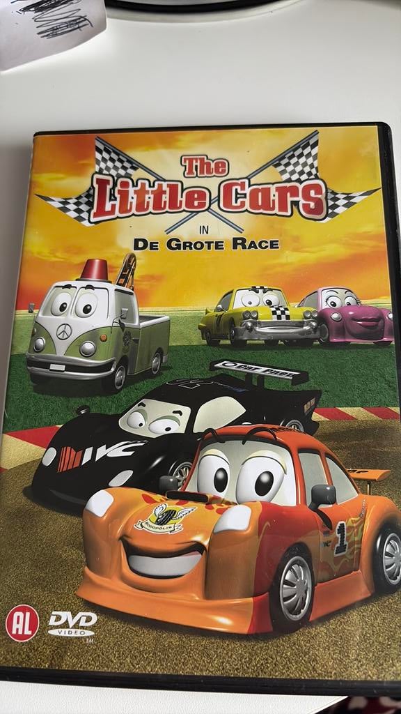 DVD The Little Cars in de grote race, Enlèvement ou Envoi, Utilisé