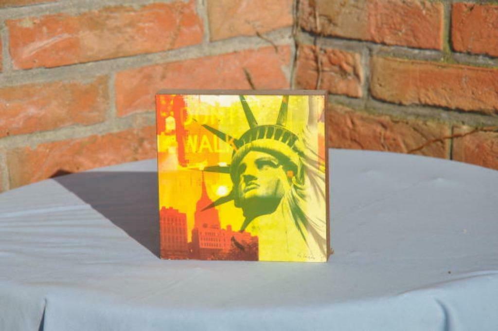 §décoration murale statue de la liberté, Minder dan 50 cm, Gebruikt, Ophalen of Verzenden, Minder dan 50 cm