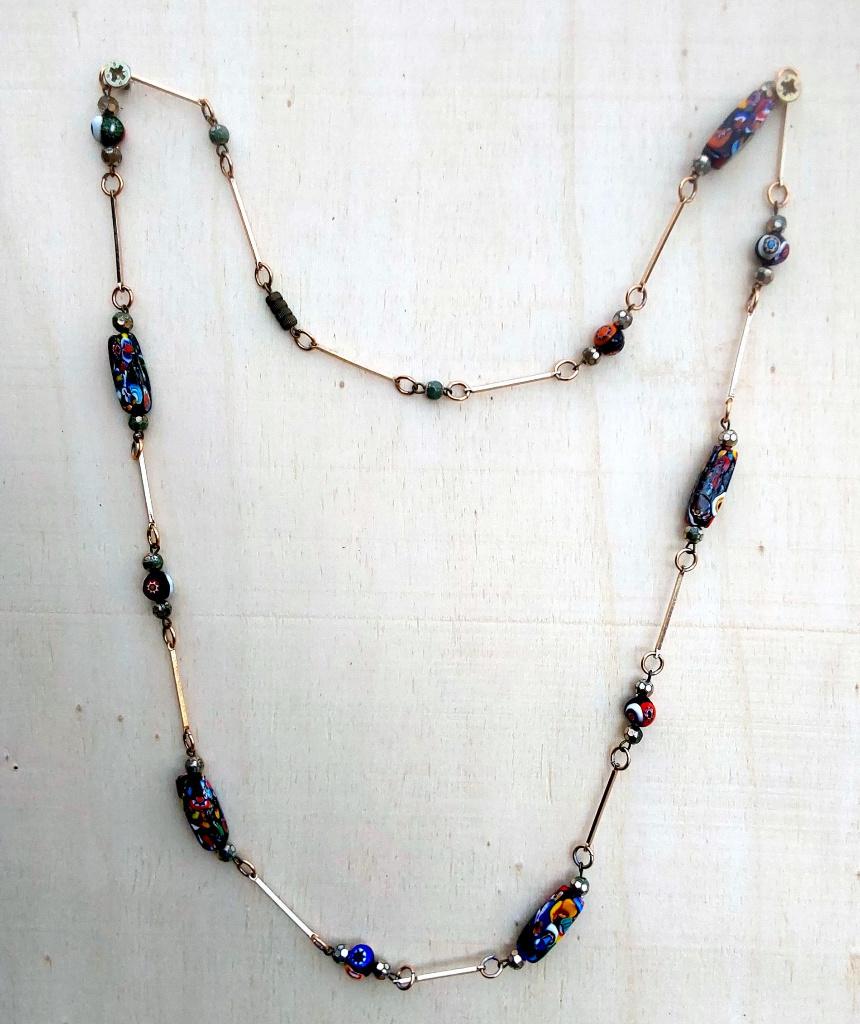 6 colliers Murano (lot 2), Bijoux, Sacs & Beauté, Bijoux anciens, Enlèvement ou Envoi, Collier