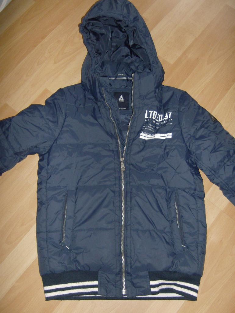 Jas winter blauw merk gaastra - maat 164 - goede staat kap k, Kinderen en Baby's, Gebruikt, Ophalen of Verzenden, Gaastra, Jongen