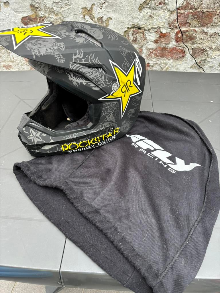 Rockstar crosshelm M, Motoren, Kleding | Motorhelmen, Ophalen of Verzenden