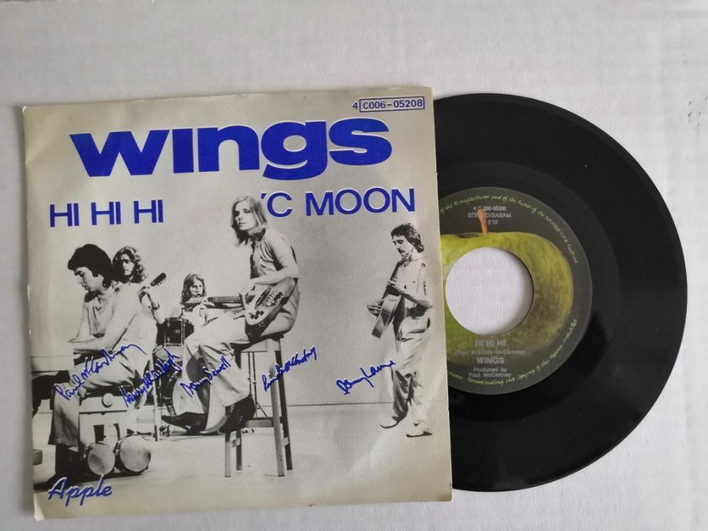 WINGS - Hi Hi Hi (45t), Enlèvement ou Envoi, Comme neuf, Pop