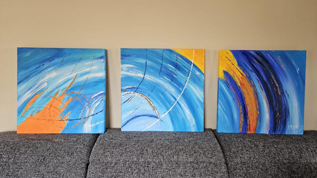 3 luik schilderij, Enlèvement ou Envoi