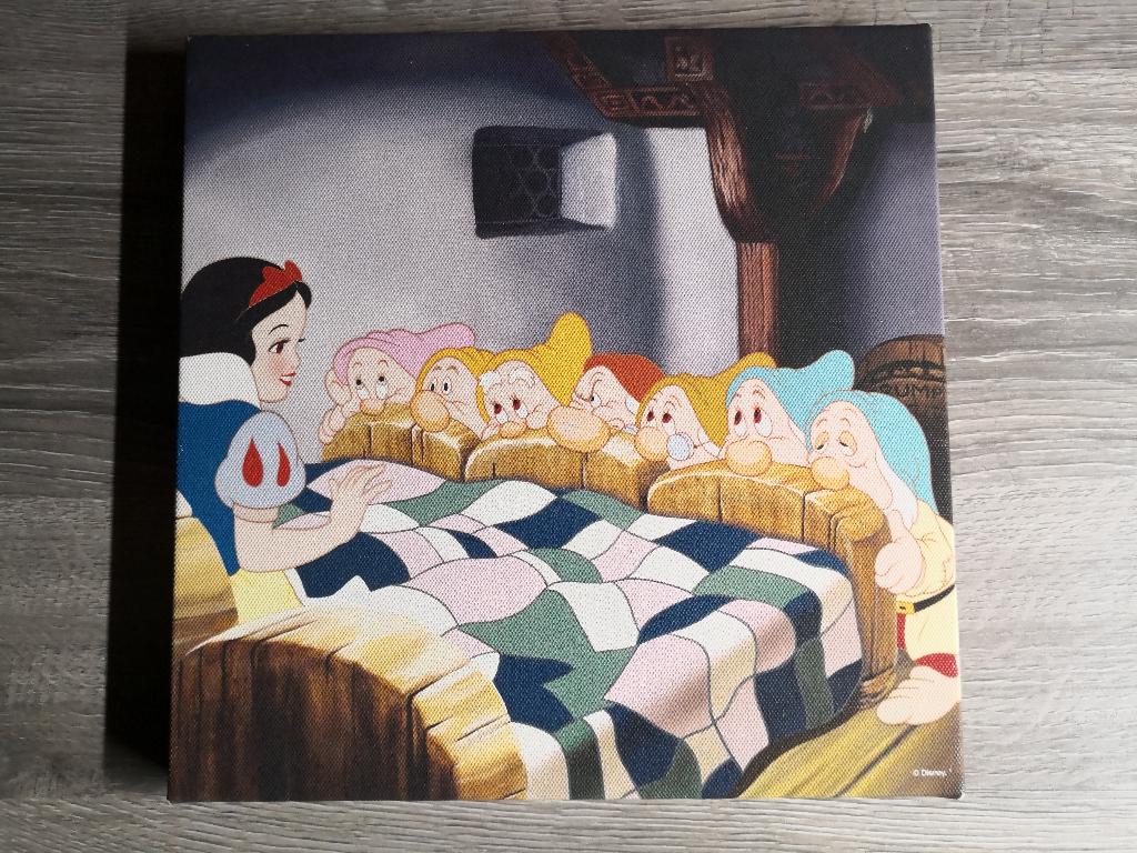 Disney sneeuwwitje en de zeven dwergen canvas, Verzamelen, Disney, Ophalen