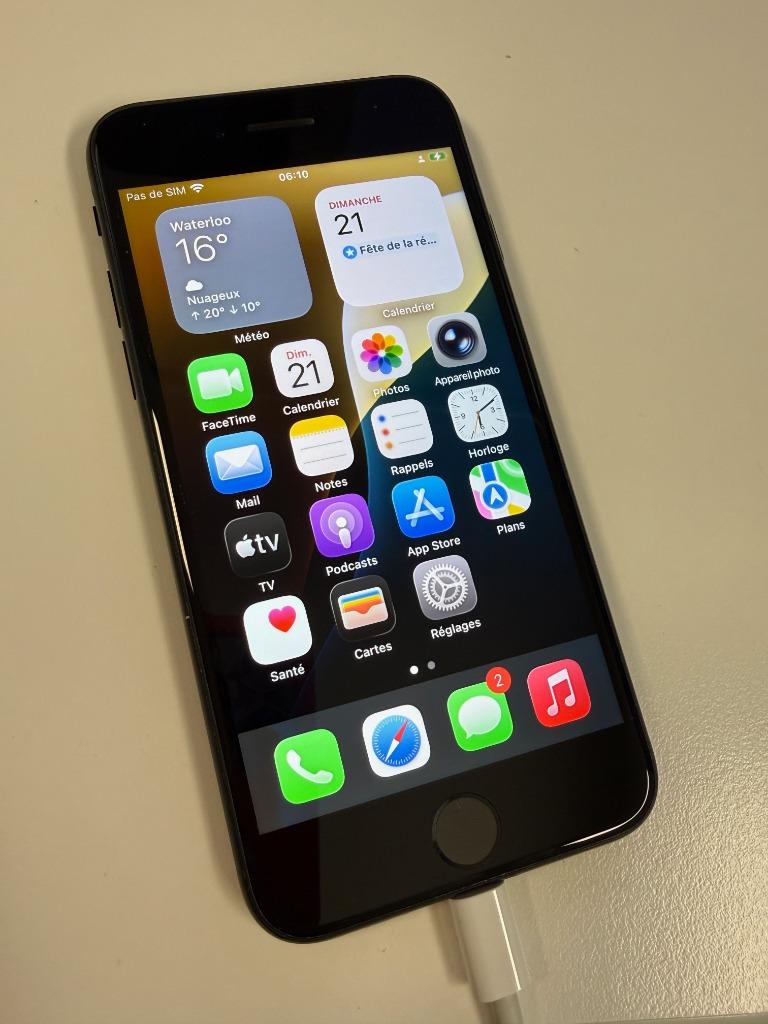 iPhone SE 64Gb zwart (model 2020), Telecommunicatie, Mobiele telefoons | Apple iPhone, Gebruikt, 64 GB, Zonder abonnement, Zonder simlock