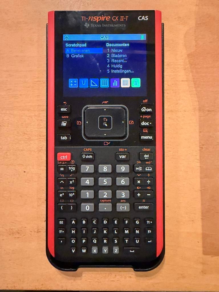 TI-nspire cx II-T CAS, Ophalen, Grafische rekenmachine, Zo goed als nieuw