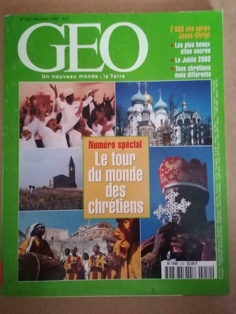 GEO N 250 Décembre 1999 Un NOUVEAU MONDE : La Terre Les plu, Enlèvement ou Envoi, Utilisé