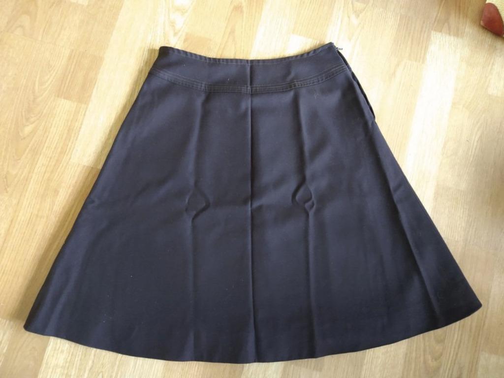 <3 mooie vintage rok robe jupe <3, Taille 36 (S), Comme neuf, Brun, Longueur genou