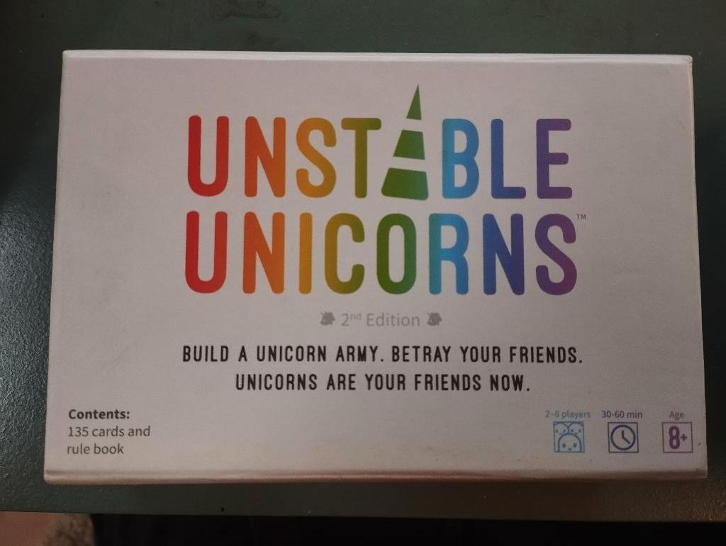 Unstable Unicorns 2de Editie, Ophalen of Verzenden, Gebruikt