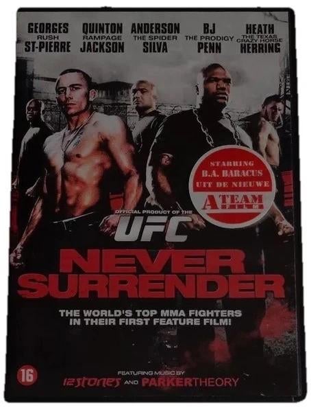 NEVER SURRENDER dvd NL ONDERTITELS UFC Actie MMA, Verzenden, Zo goed als nieuw