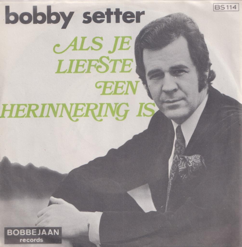 Bobby Setter – Juffrouw Personality / Als je liefste een her, Gebruikt, 7 inch, Single, Ophalen of Verzenden