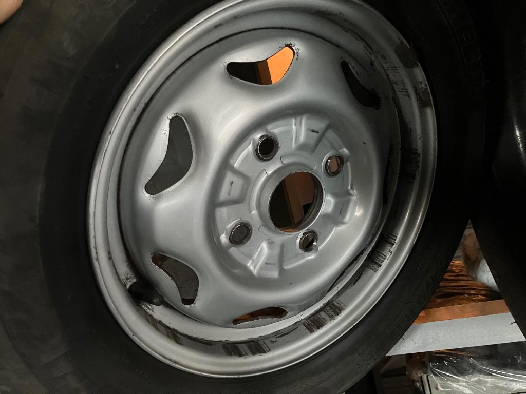 Suzuki Swift / Subaru Justy velgen met band 165/70R13  79T, Gebruikt, 13 inch, Banden en Velgen, Ophalen of Verzenden