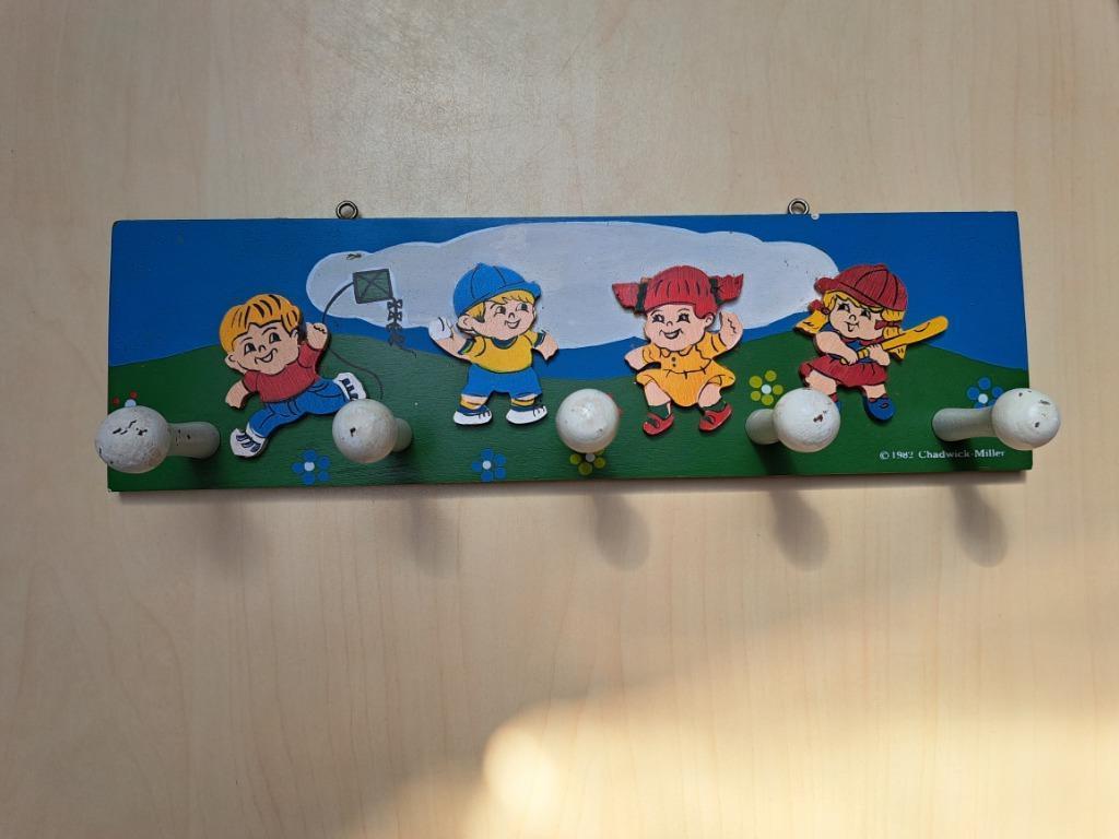 Chadwick Miller houten kapstok uit 1982, Verzamelen, Retro, Ophalen of Verzenden