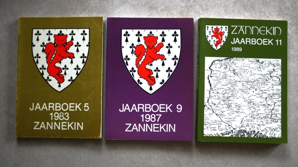 Heemkunde: Jaarboeken Zannekin (set van 3= €12), Boeken, Ophalen of Verzenden, Gelezen