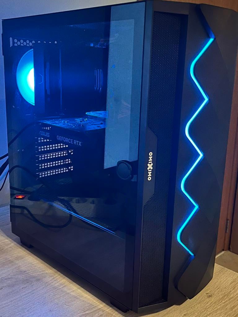 RGB GAMING PC RYZEN 5 RTX 3050 - GARANTIE MEDIAMARKT, Computers en Software, Desktop Pc's, Ophalen, Zo goed als nieuw, Gaming