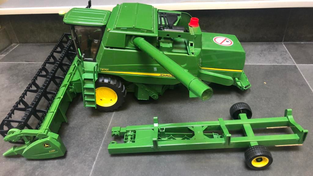 John Deere T670i, Kinderen en Baby's, Speelgoed |Speelgoedvoertuigen, Ophalen, Gebruikt