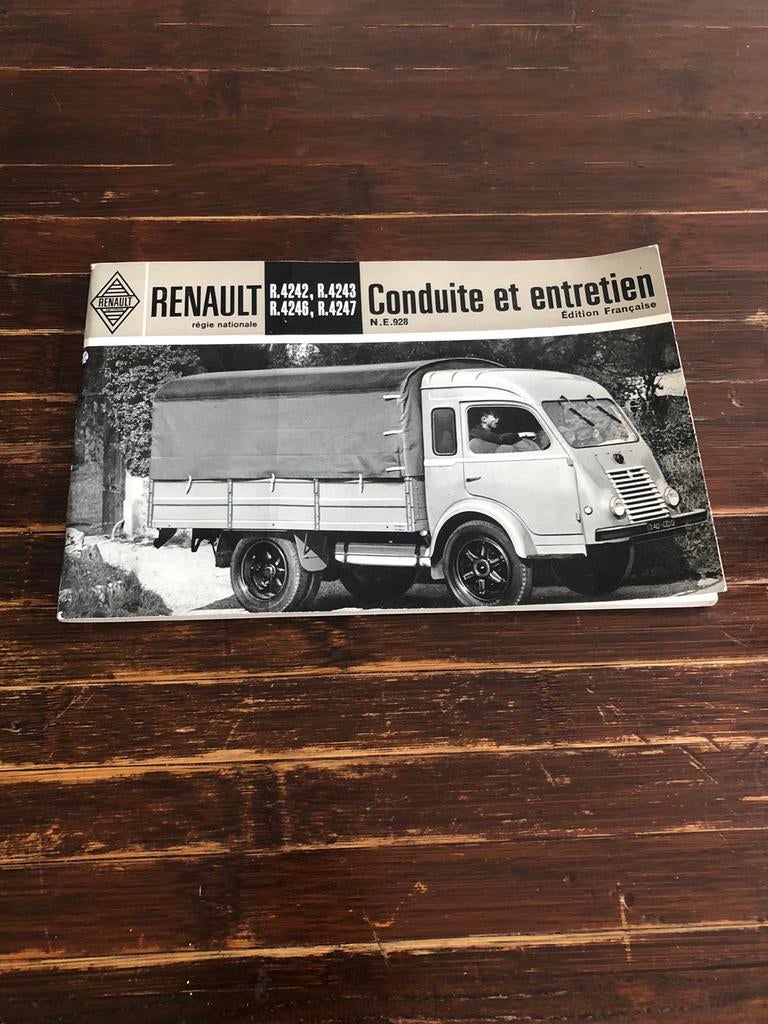 notice d’utilisation Renault r 4242 - r4247 galion, Ophalen