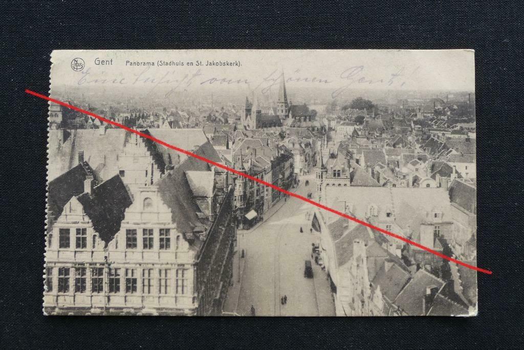 Postkaart 3/9/1917 Gent, Feltpost WOI, België, Enlèvement ou Envoi, Avant 1920, Affranchie, Flandre Orientale