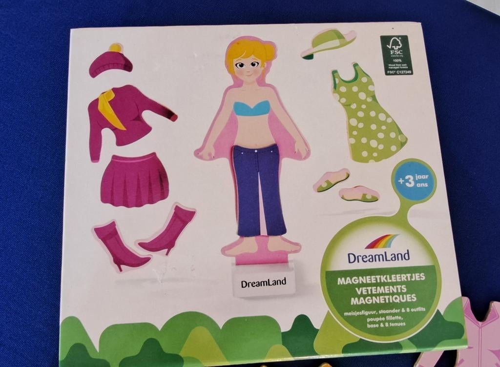 Aankleedpuzzel hout magneet, Ophalen of Verzenden, Zo goed als nieuw