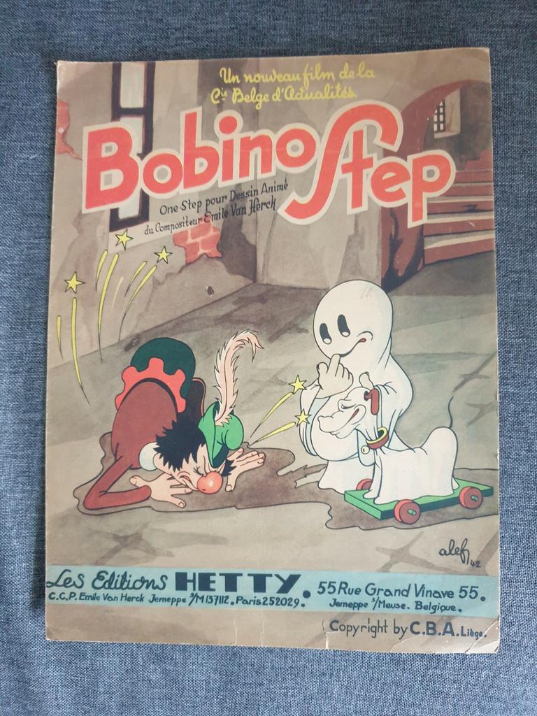 Bobino Step 1942 filmmuziek partituur Wrill figuurtje, Boeken, Stripverhalen, Eén stripboek, Ophalen of Verzenden, Gelezen