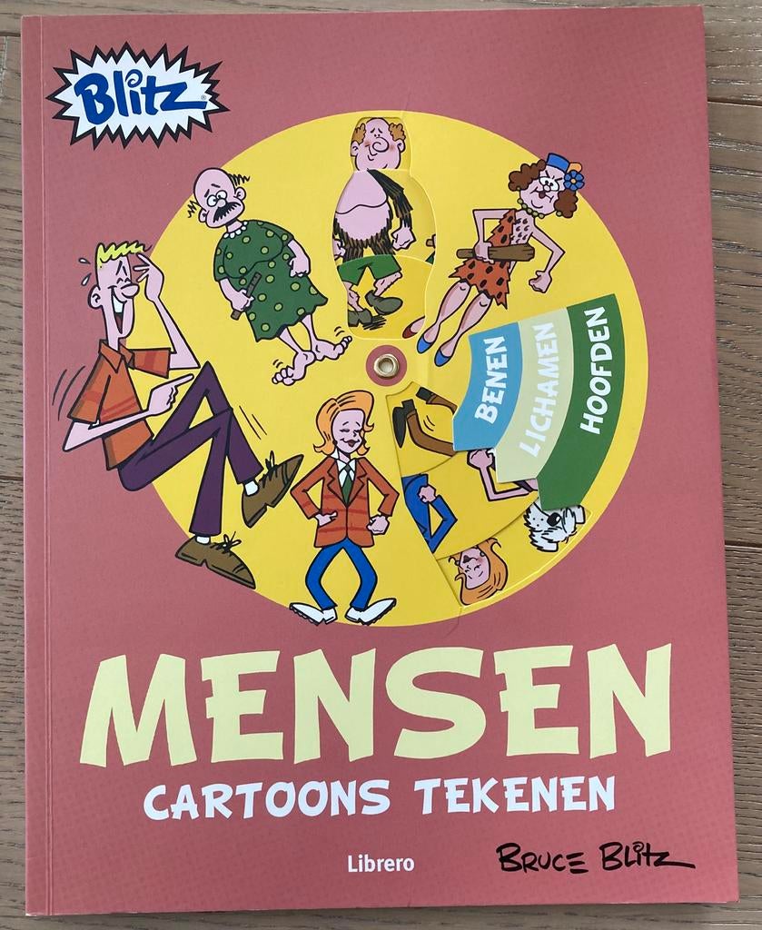 Bruce Blitz - Cartoons tekenen - Mensen, Ophalen of Verzenden, Zo goed als nieuw, Boek of Gids