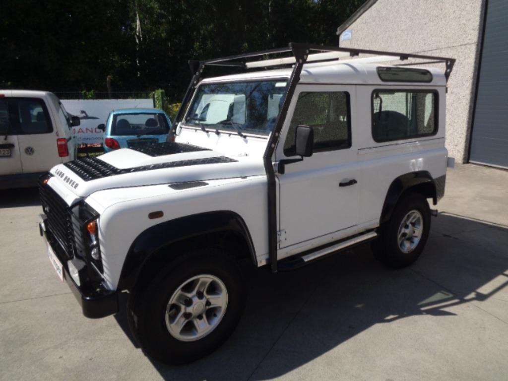 LAND ROVER DEFENDER 2.2 DIESEL 6VIT EURO5 26950 NERO EXPORT, 90 kW, Zwart, 4 cilinders, Wit